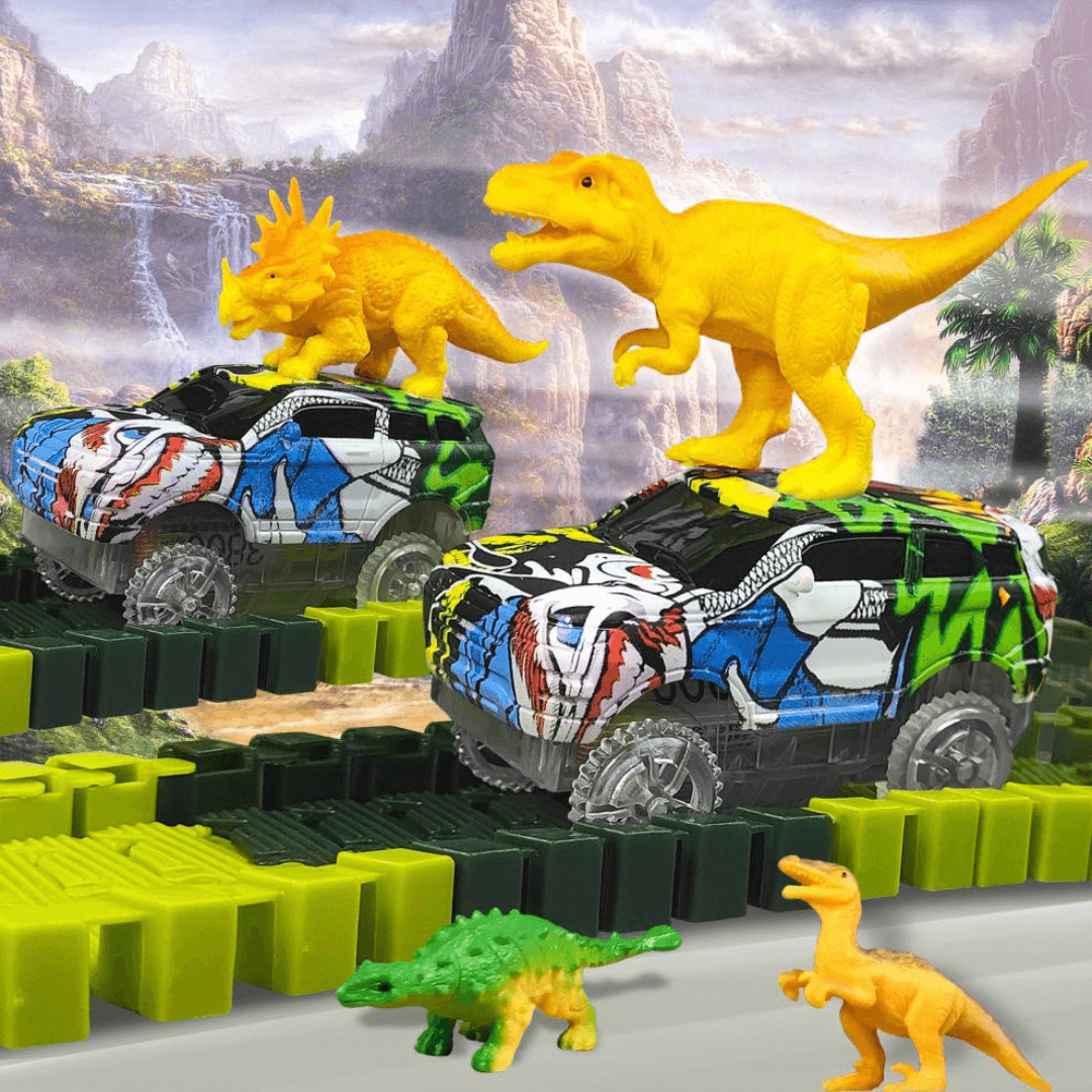 DinoTrail LED Racing Dinosaur Car: Add-On Pack