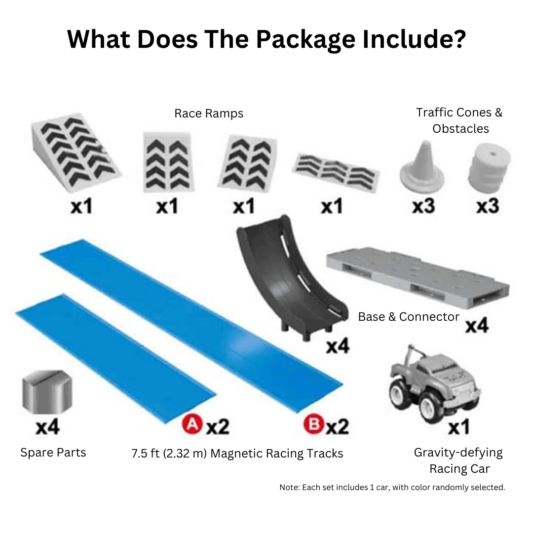SkyRace™ Set: Defy the Limits with Anti-Gravity Car