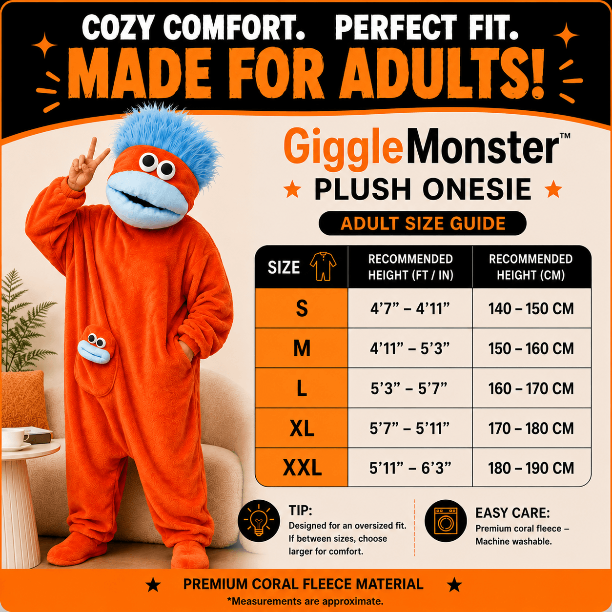 GiggleMonster™ Plush Onesie