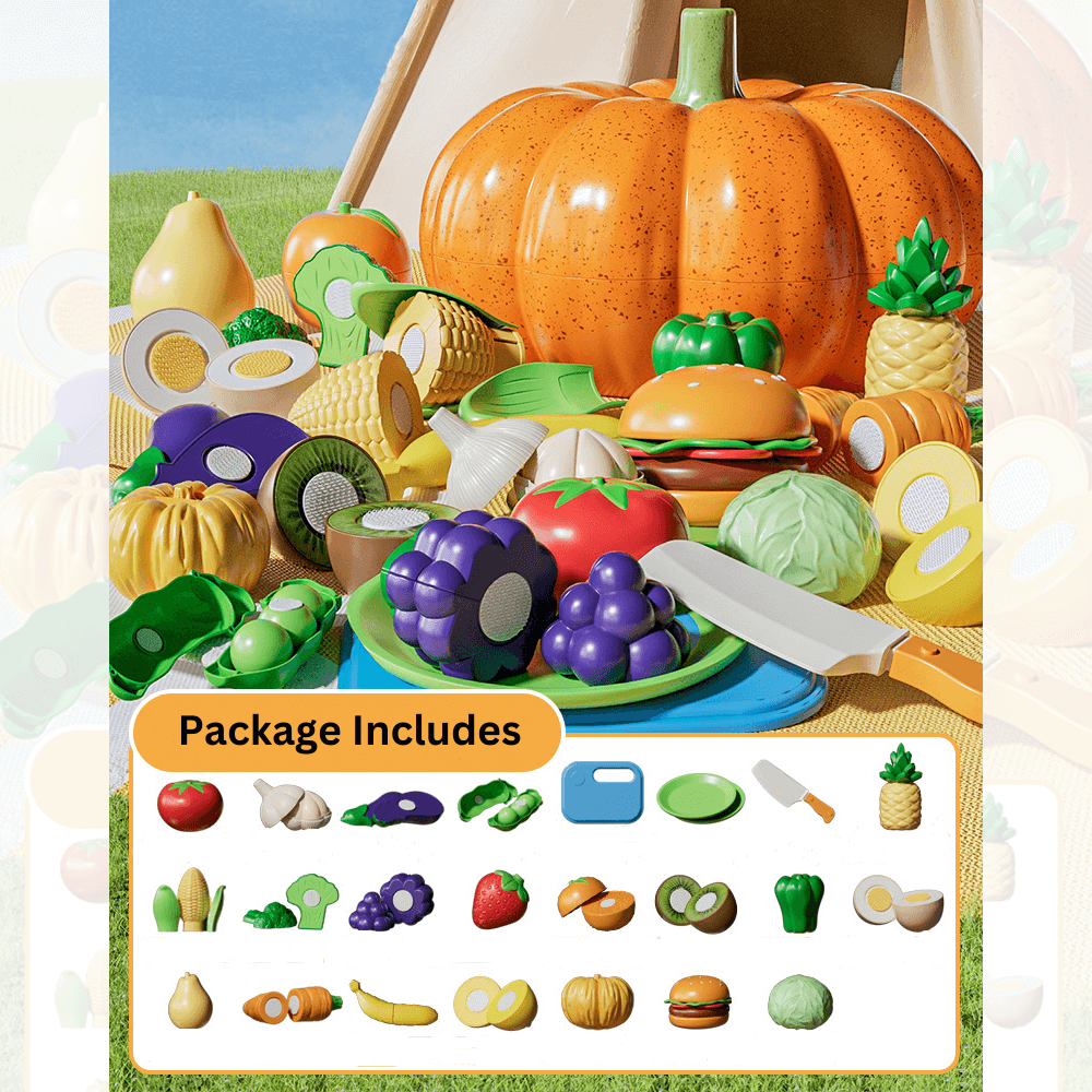 Pumpkin Tots™ - 3D Realistic Play Food Adventure for Kids