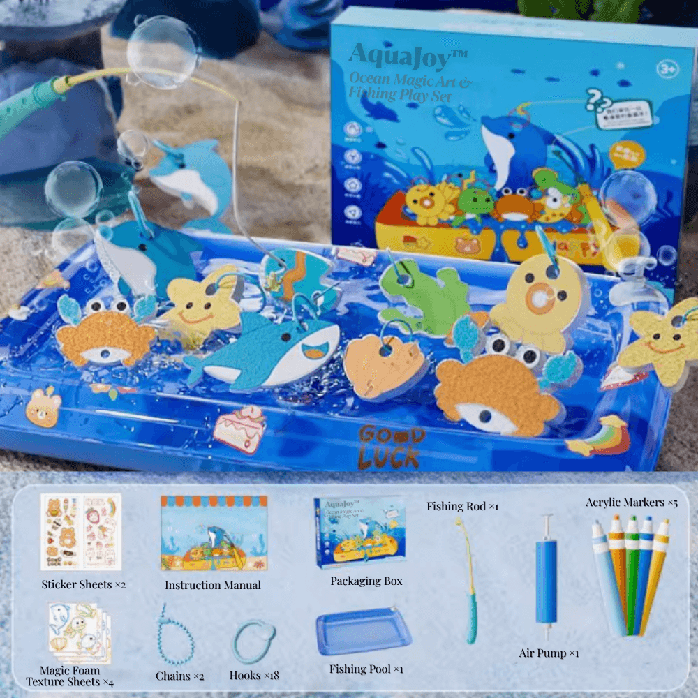 AquaJoy™ Ocean Magic Art & Fishing Play Set
