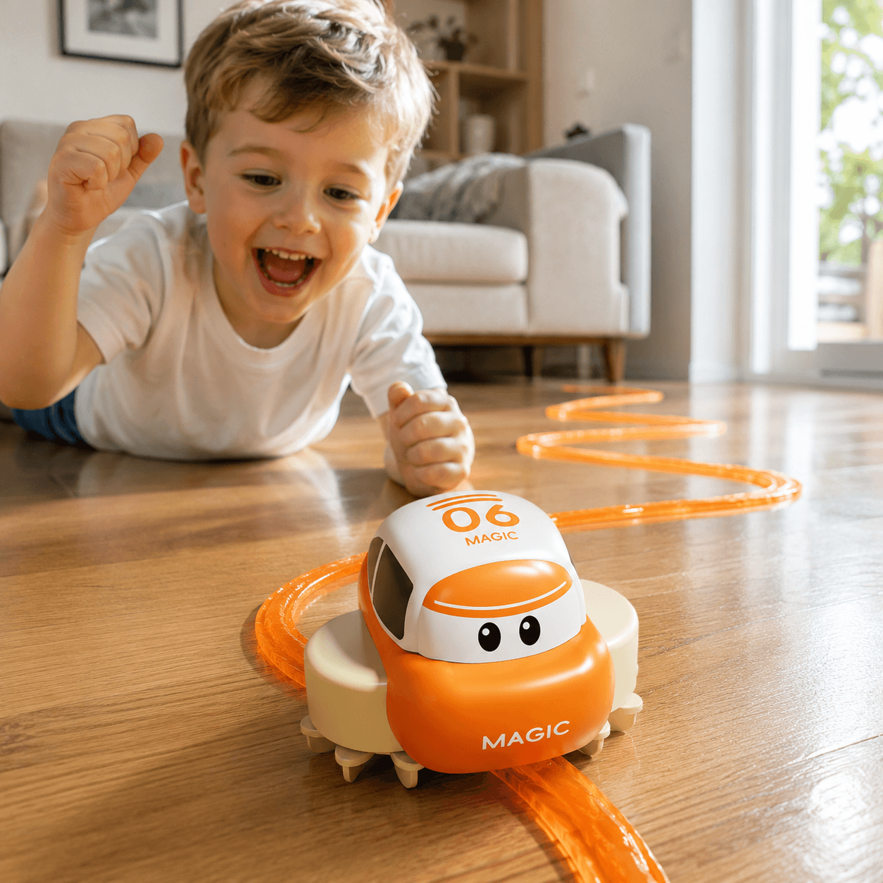 SlimeTrail™ Magic Track Car