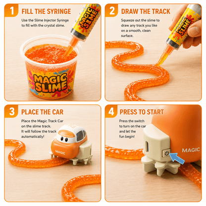SlimeTrail™ Magic Track Car