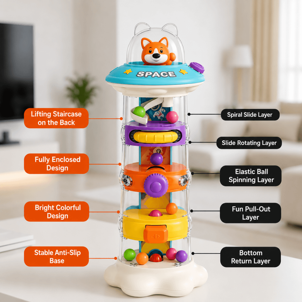 OrbitTrail™ Montessori Challenge Tower