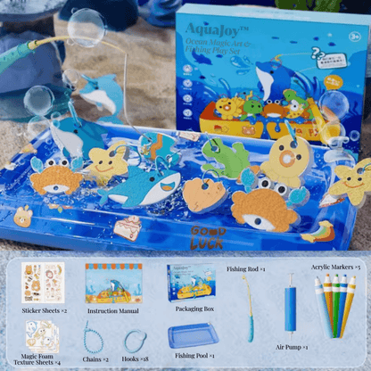 AquaJoy™ Ocean Magic Art & Fishing Play Set