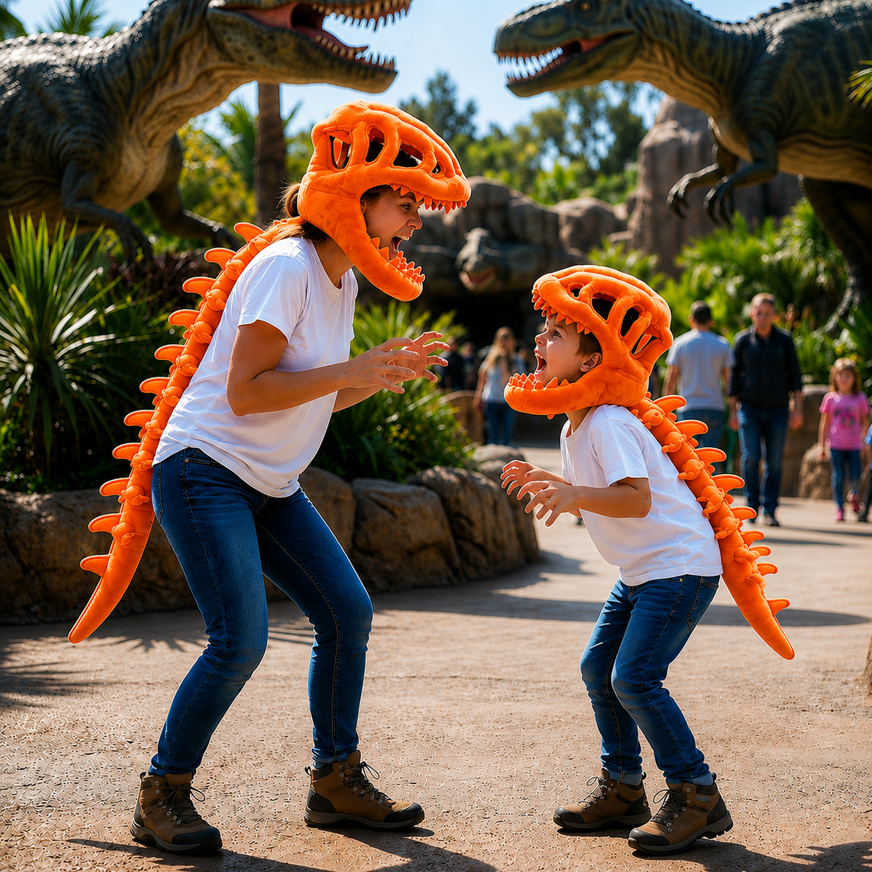 SpineSaurus™ Plush Dino Outfit – Color Roar Collection
