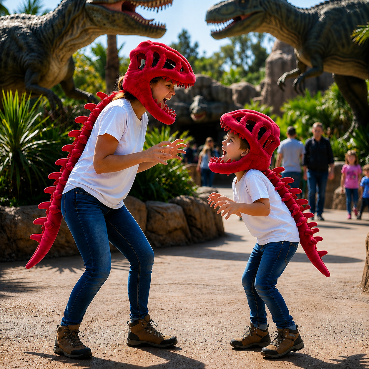 SpineSaurus™ Plush Dino Outfit – Color Roar Collection